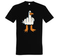 Mens SEAGULL FINGER T-Shirt Fun Print Bird Funny Gift Statement Women