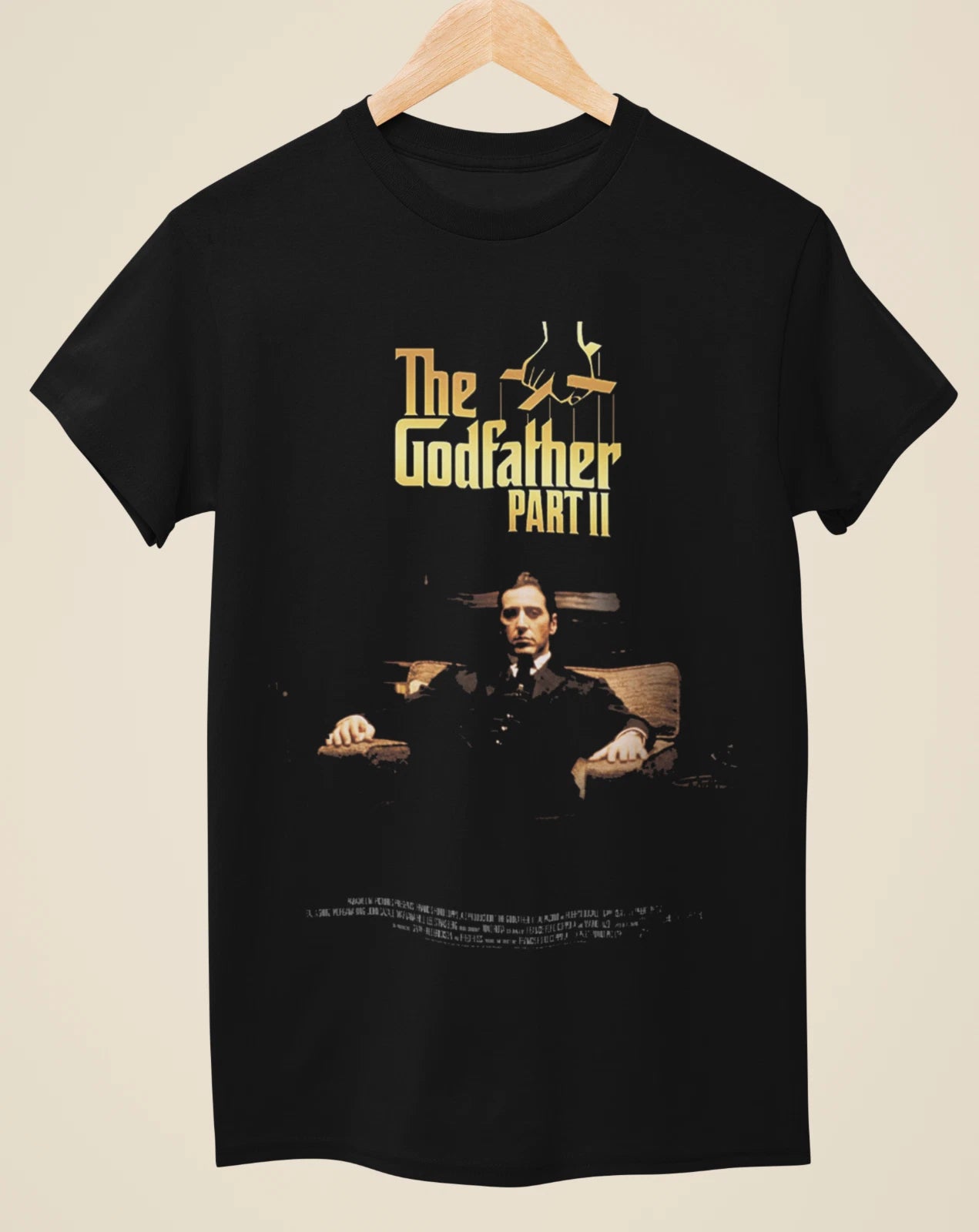 The Godfather Part II - Movie Poster Inspired Unisex Black T-Shirt
