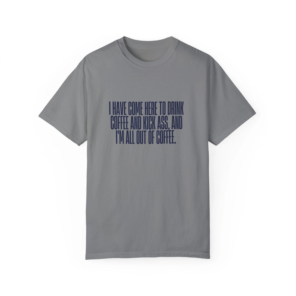 Funny Coffee Lover T-Shirt, Humorous Gift for Coffee Addicts, Unisex Tee