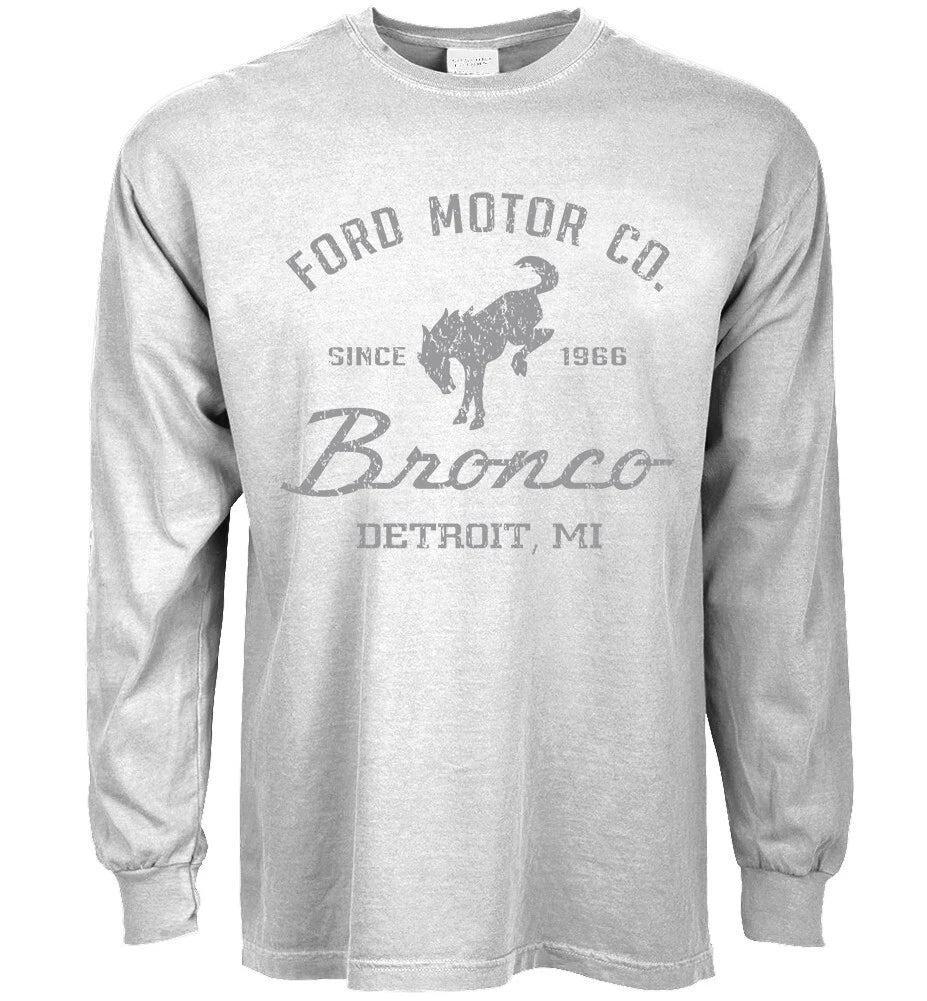 Ford Bronco Shirt Long Sleeve Mens Graphic Tees Bronco Accessories Dad Gifts
