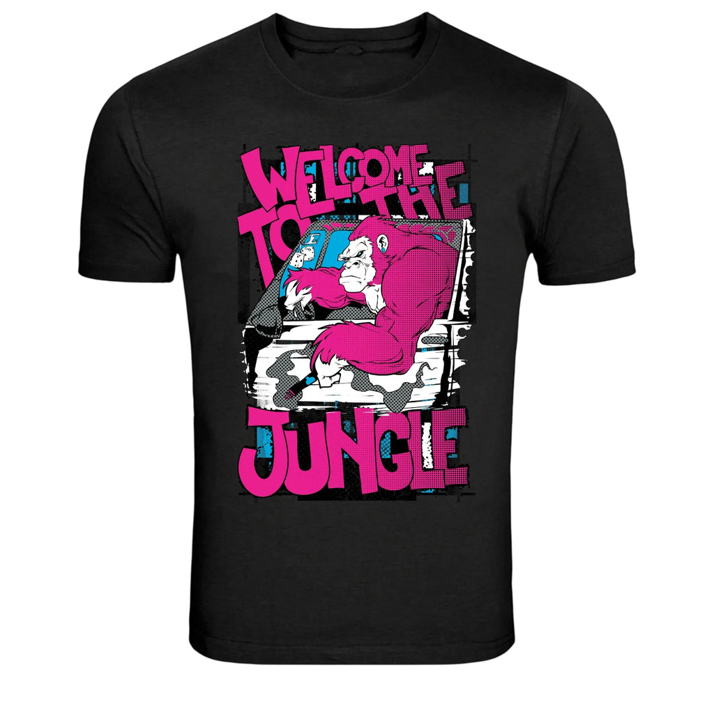 Welcome To The Jungle Gorilla Pop Art Street T-Shirt