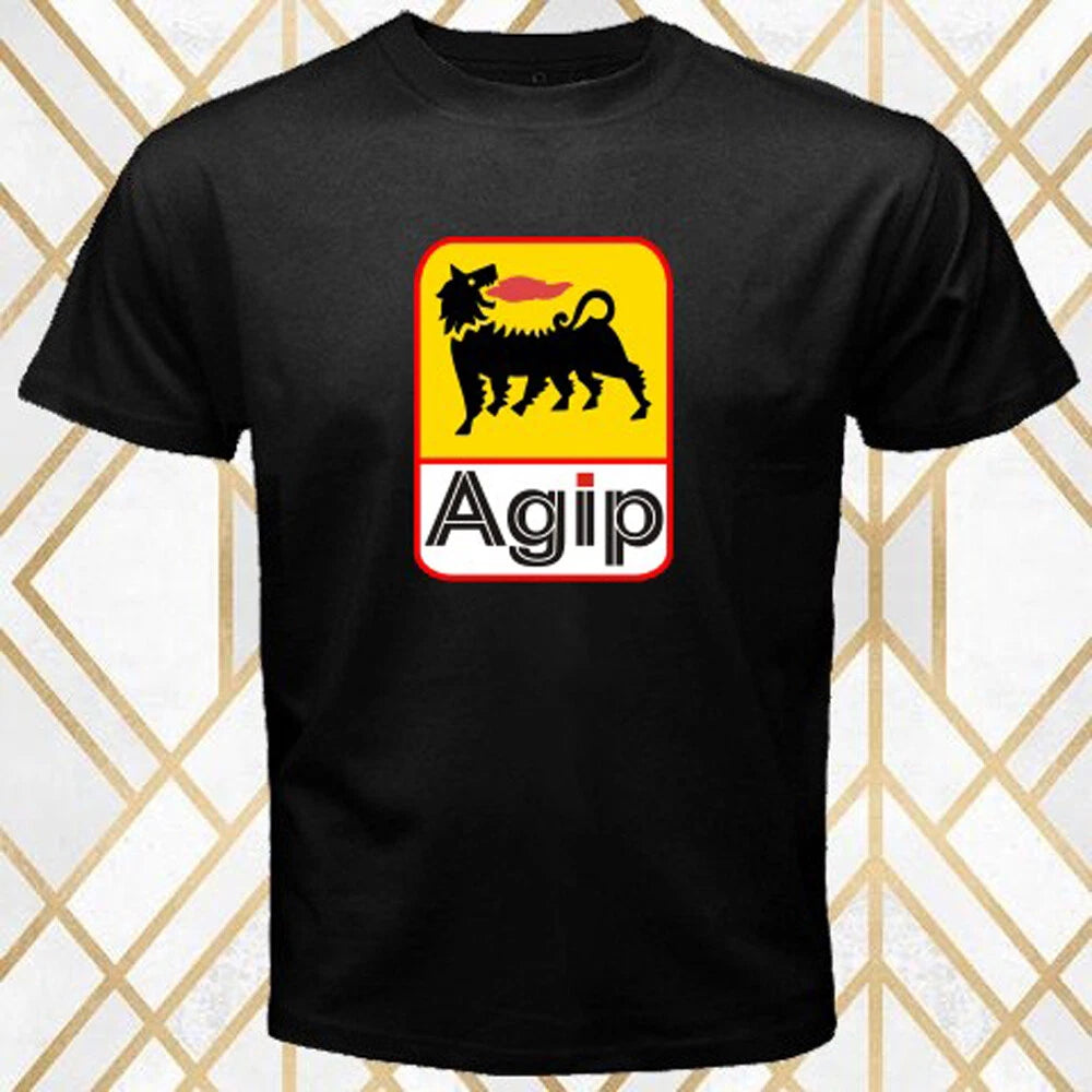 Agip Oil Racing Men's Black Size S - 3XL