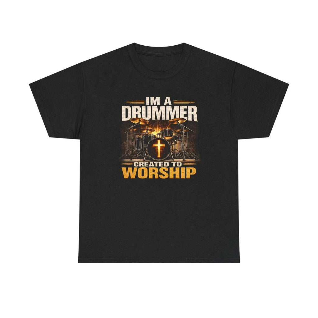 Christian Drummer T Shirt, Worship Drum Set, Drummer Gift, Jesus