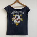 Crue Fest Motley Crue Godsmack T -Shirt size L? Destroyed 2009 Y2K Metal Punk