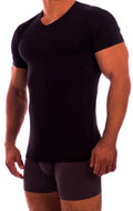 Obviously Y43611 Men's Essence V Neck Short Sleeve Undershirt