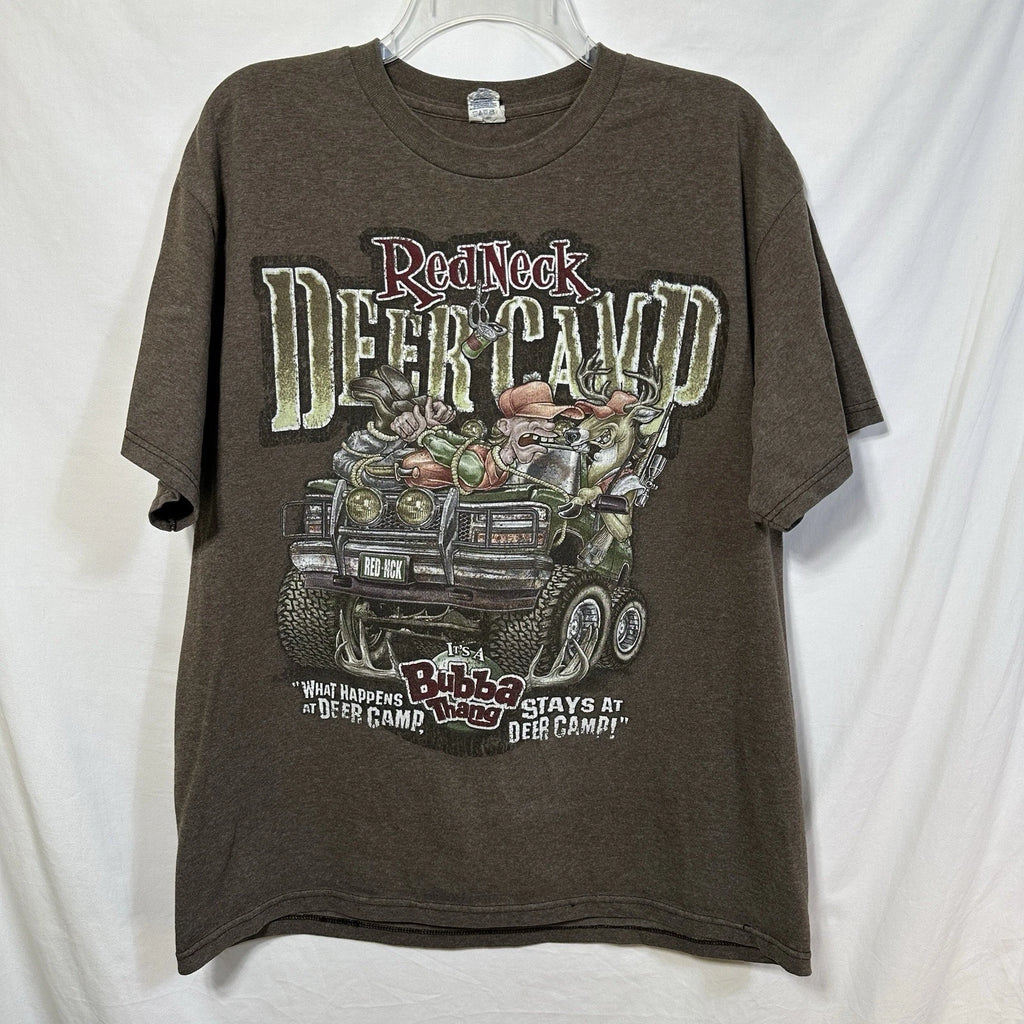RedNeck Deer Camp It's a Bubba Thang XL T-Shirt Funny Hunting Tee Whitetail Buck