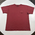 Stussy Shirt Mens XL Red Logo Graphic Tee T Shirt Streetwear Preowned Distressed