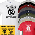 veedub grandad t shirt transporter T4 T5 T6 T25 personalised novelty fathers day