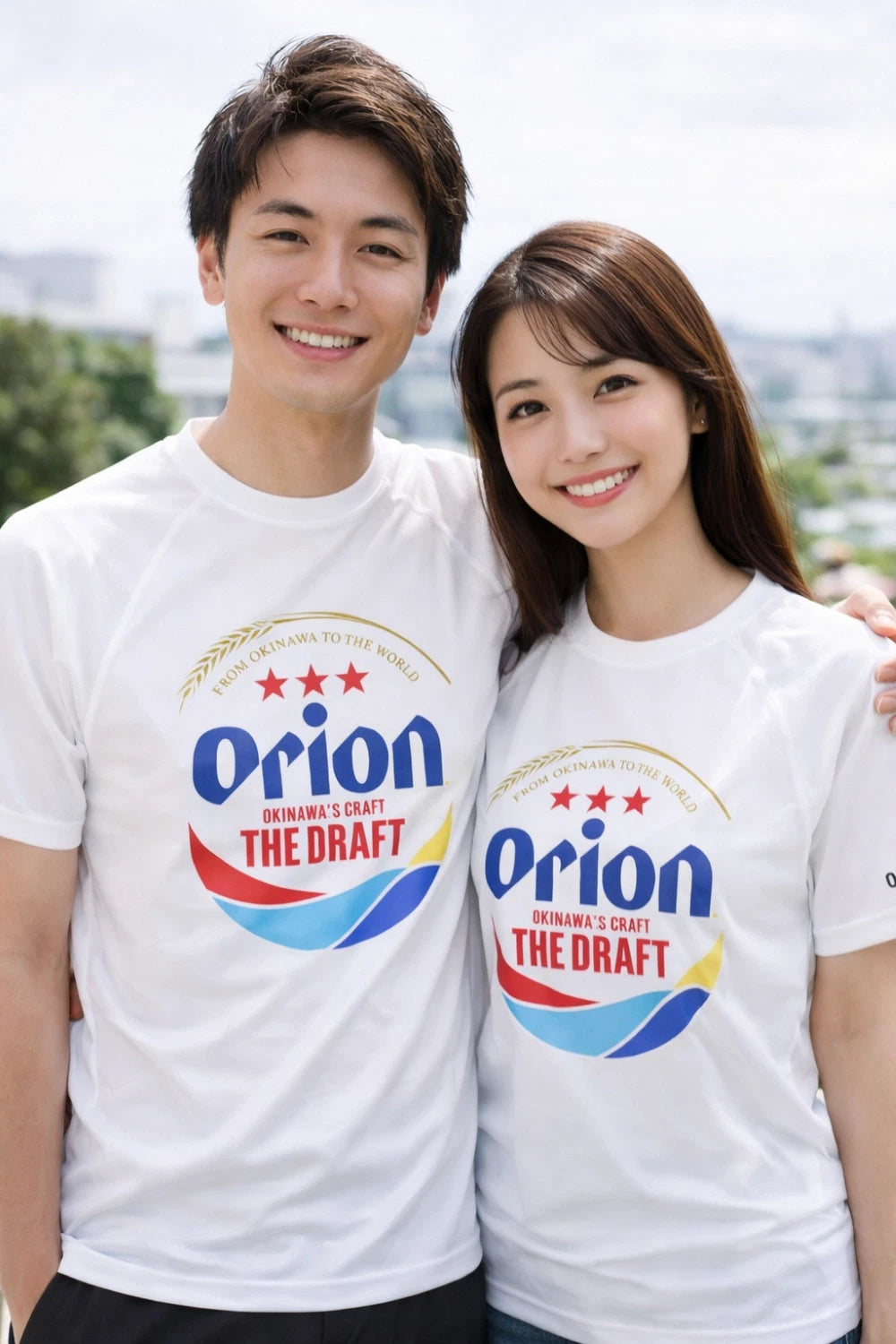 Orion Beer T-shirt Okinawa Limited Edition Orion  Genuine 沖縄 souvenir White M