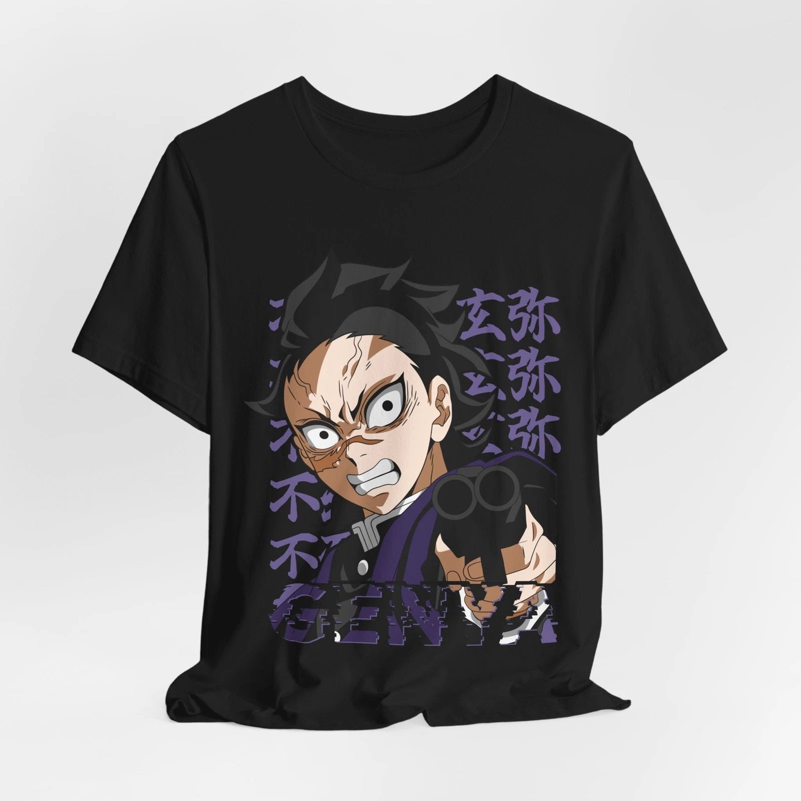 Genya Anime Graphic Tee, Japanese Manga T-Shirt, Anime Lover Gift, Unisex Anime