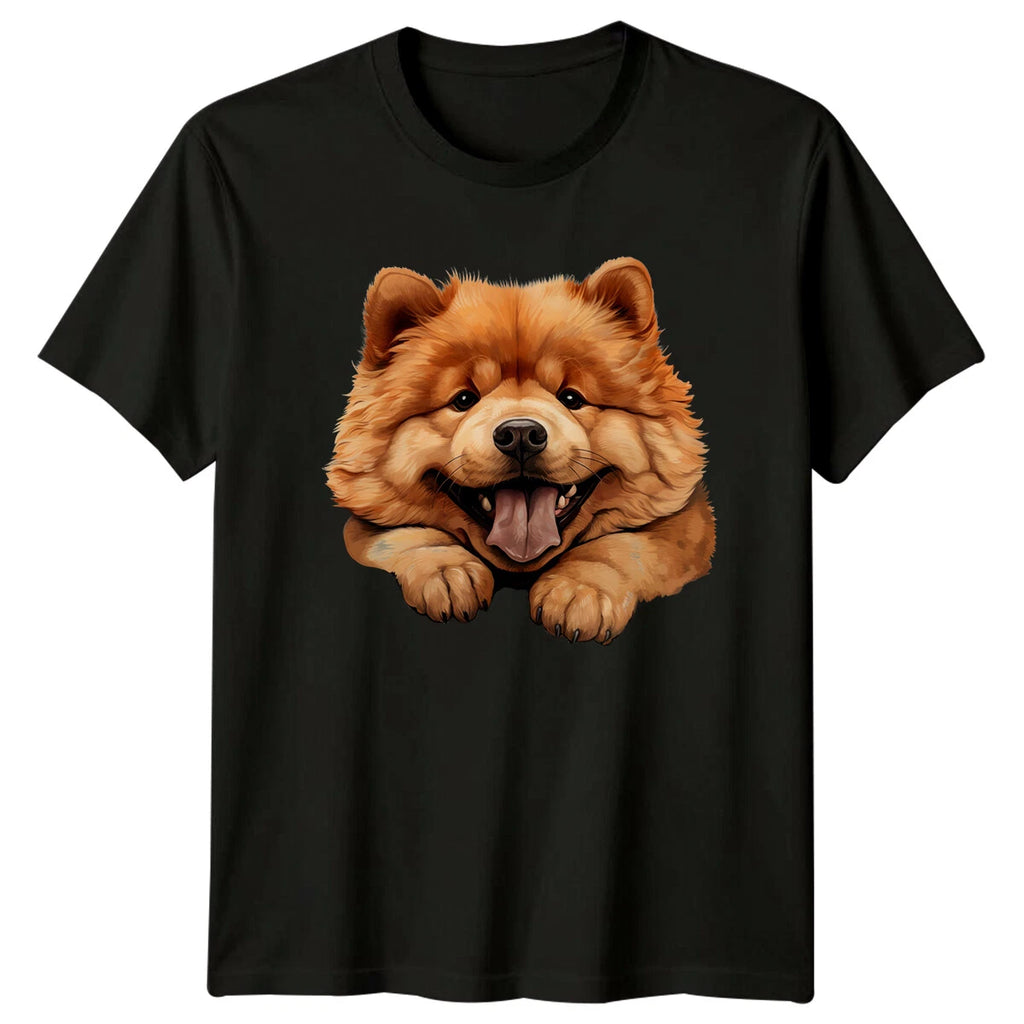 Cute Chow Chow Dog Portrait Graphic Pet Lover T-Shirt
