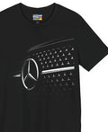 Three-Pointed Star Front Grille Silhouette Shirt : Mercedes Logo / Emblem