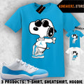 Shirt Match AJ 11 Low University Blue 2026 Sneaker Matching Tee Joe Cool T-Shirt