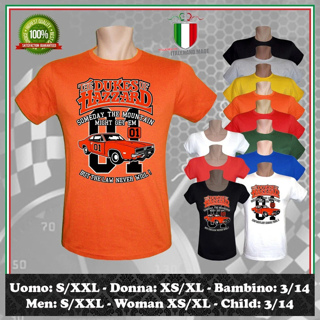 THE DUKES OF HAZZARD 01 GENERAL LEE TV SERIES INSPIRED T-SHIRT MEN WOMEN CHILD