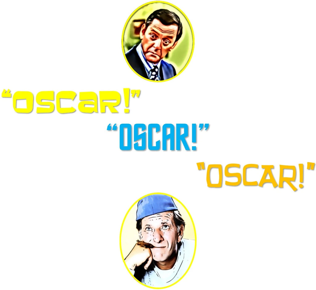 Odd Couple Felix Unger Oscar Madison Tribute and Parody Shirts