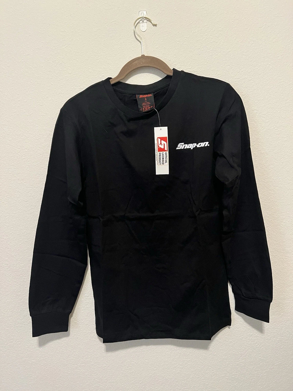 Snap-on Shirt Mens MEDIUM Black Long Sleeve 105 Years Anniversary Graphic