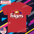 Folgers Coffee Drink Men's Red Size S-5XL