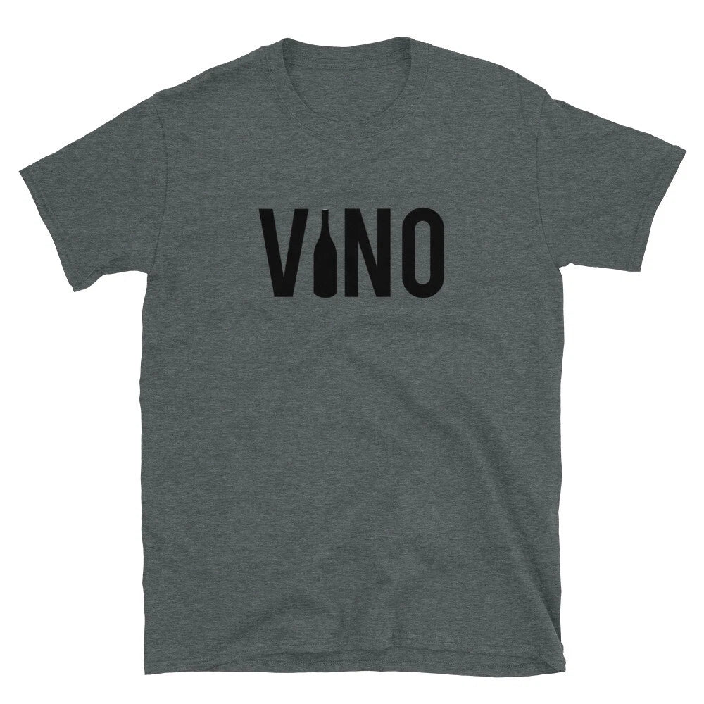 New Vino Logo Wine Tasting Adult Mens Enoteca T-Shirt