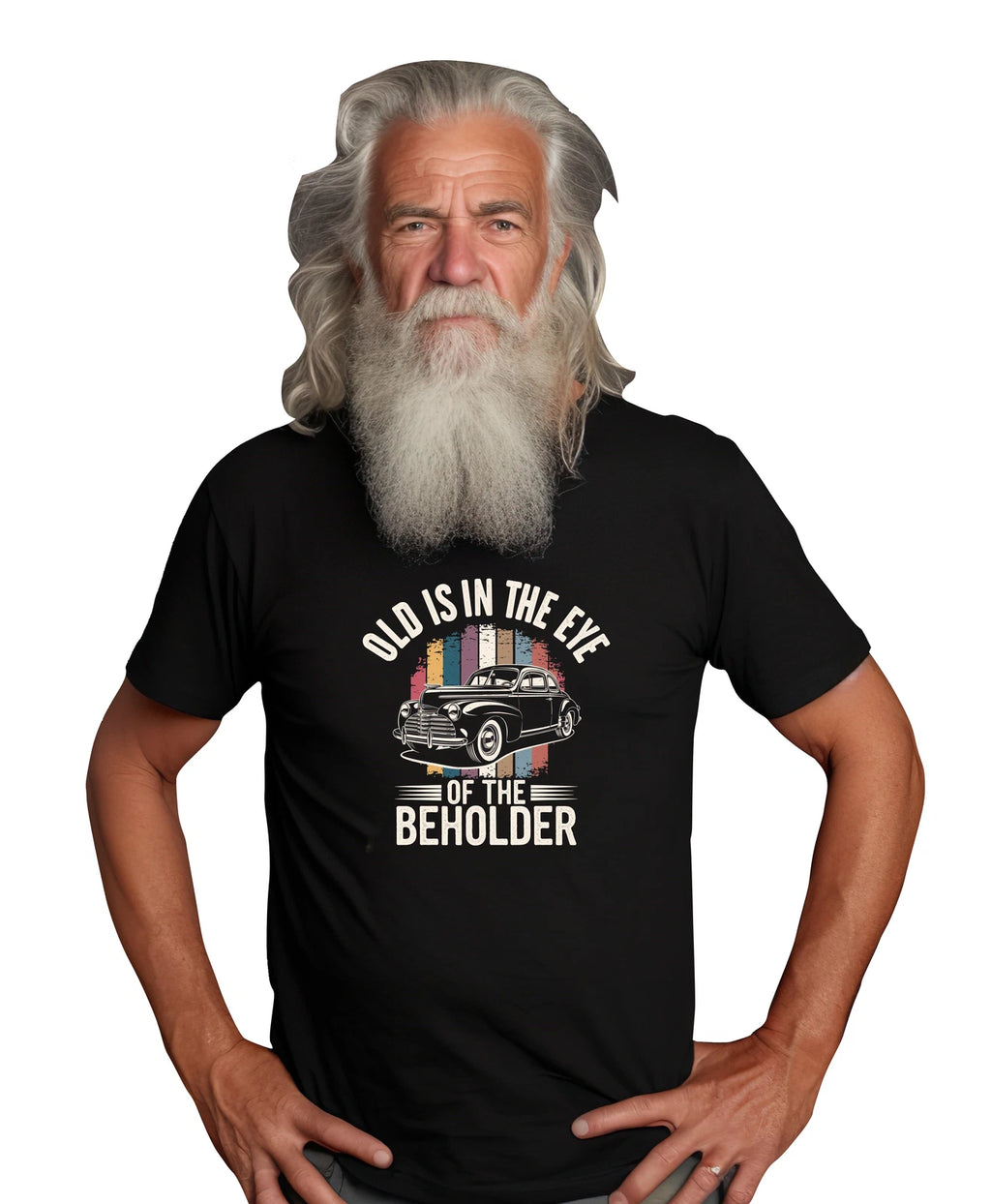Funny Old Man Tshirt, Vintage Car Shirt, Muscle Car tee for grandpa, dad, uncle