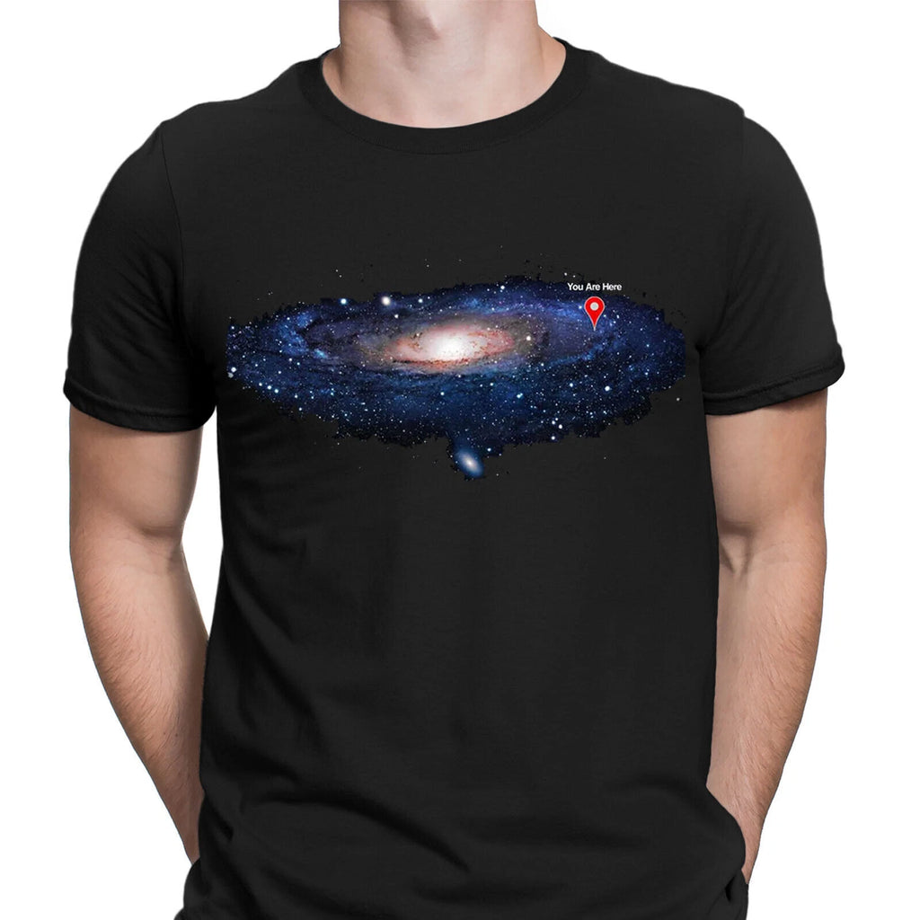 You Are Here Space Map Novelty Mens T-Shirts Tee Top #NED