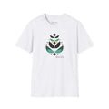 Minimalist Abstract Leaves | Unisex Softstyle T-Shirt