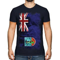 MONTSERRAT GRUNGE FLAG MENS T-SHIRT TEE TOP MONTSERRATIAN SHIRT CLOTHING GIFT
