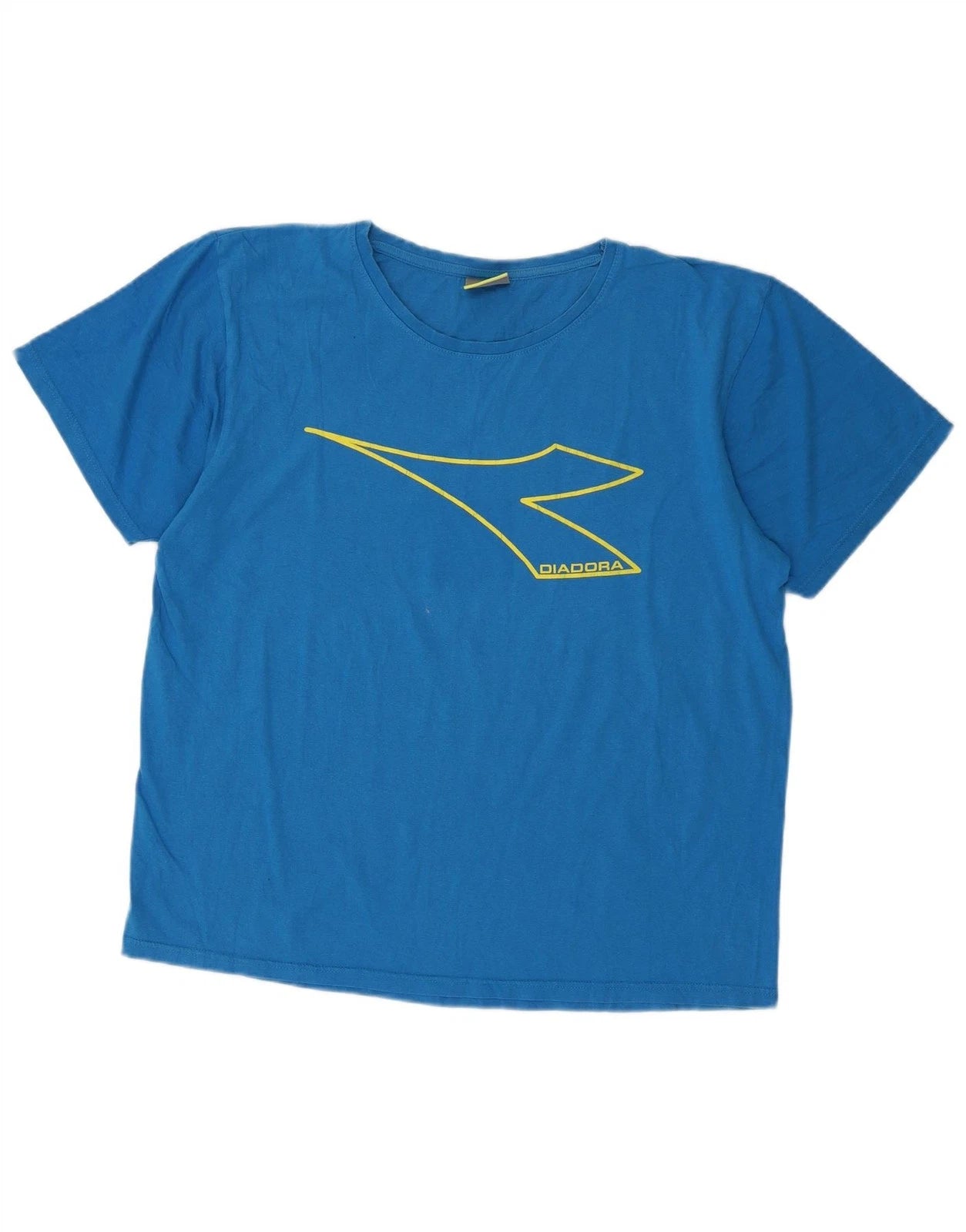 DIADORA Mens Graphic T-Shirt Top XL Blue BN19