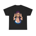 Sexy PopArt Girl Glasses and Braids Tshirt unisex heavy cotton