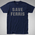 Ferris Bueller T-SHIRT save ferris day off hughes 80s movie comedy All Sizes tee