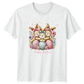 Happy Easter T-Shirt Cute Bunny Watercolor Illustration Easter