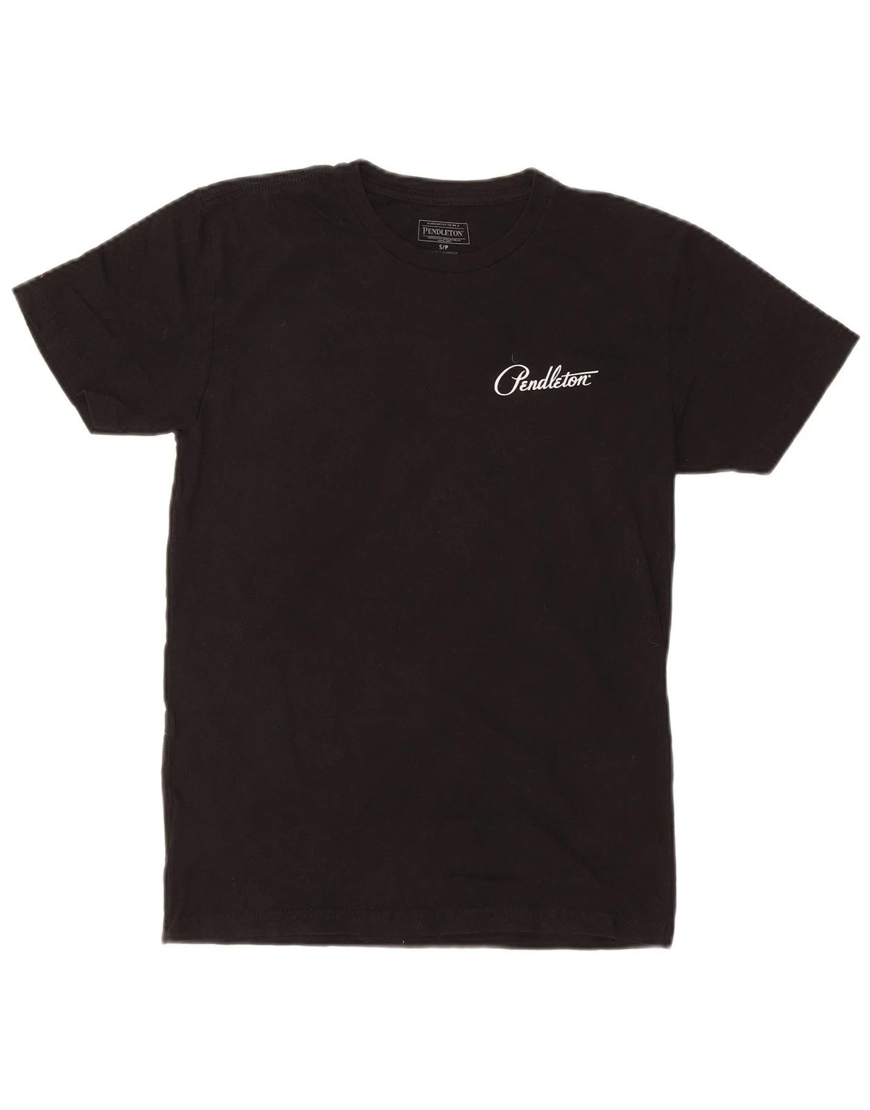PENDLETON Mens Graphic T-Shirt Top Small Black DY05