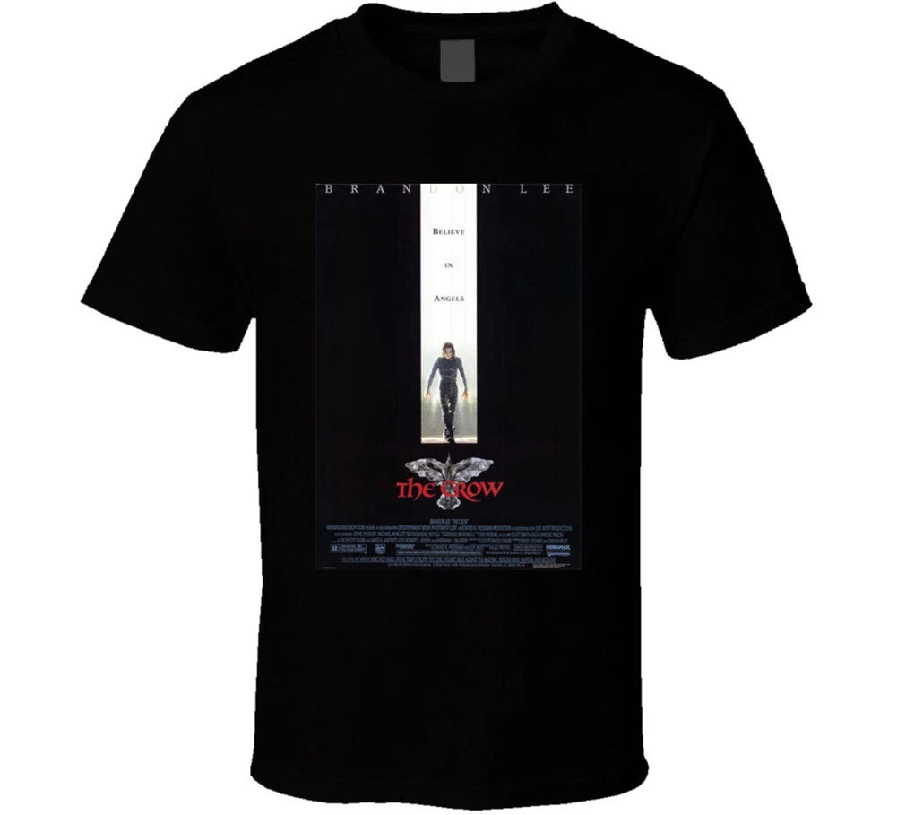 Brandon Lee Rochelle Davis 1994 The Crow Cool Movie Poster Fan T Shirt