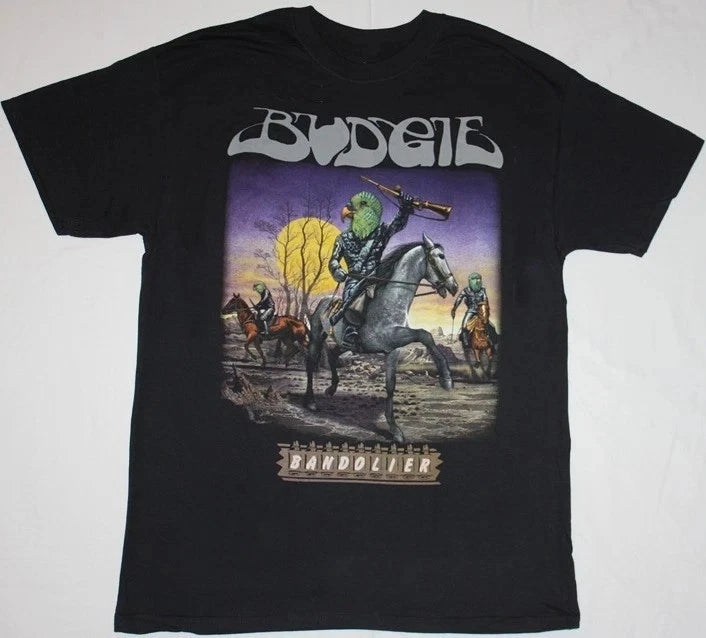 Budgie band Banddlie Album Black Unisex T-shirt