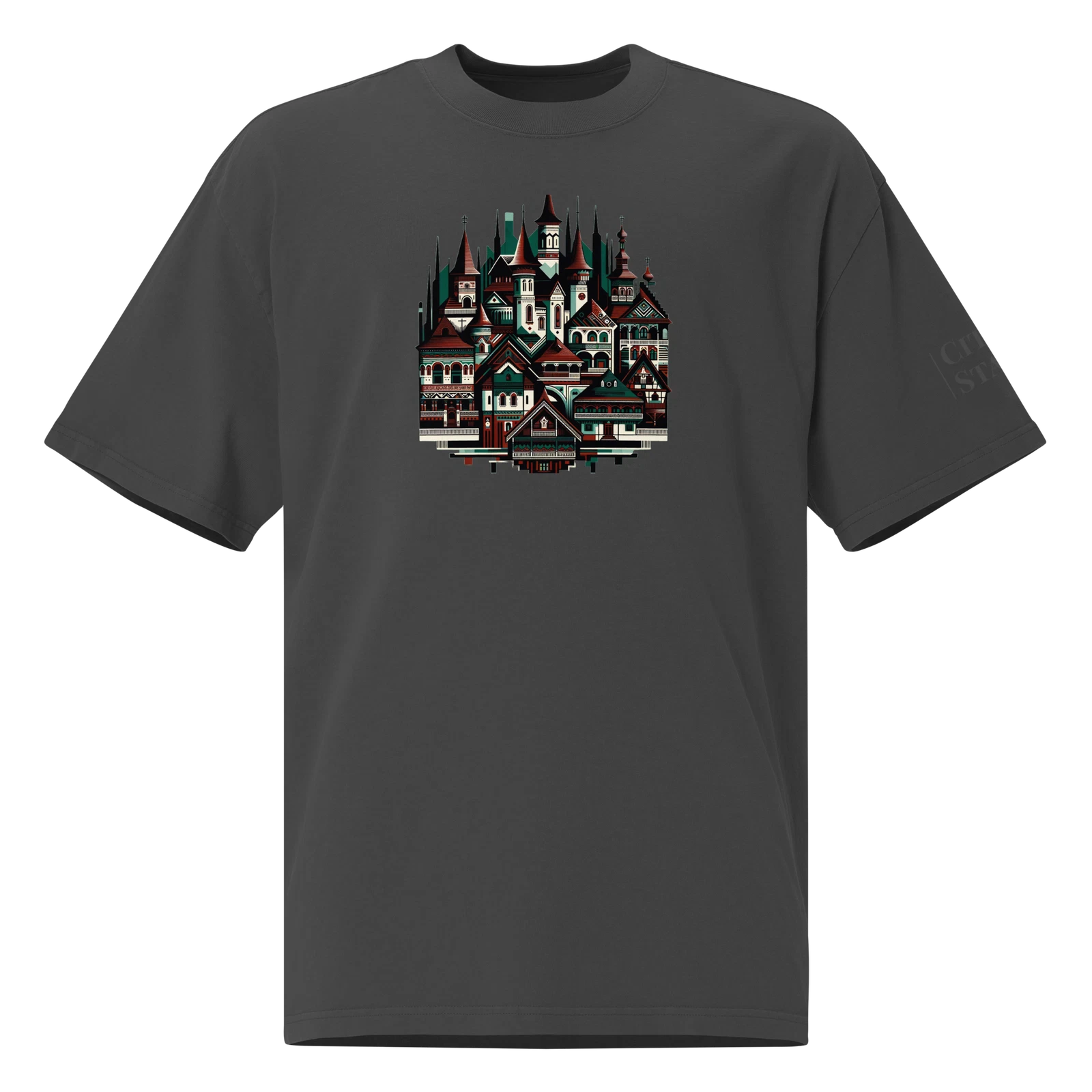 Oversized faded t-shirt (ROMANIA)