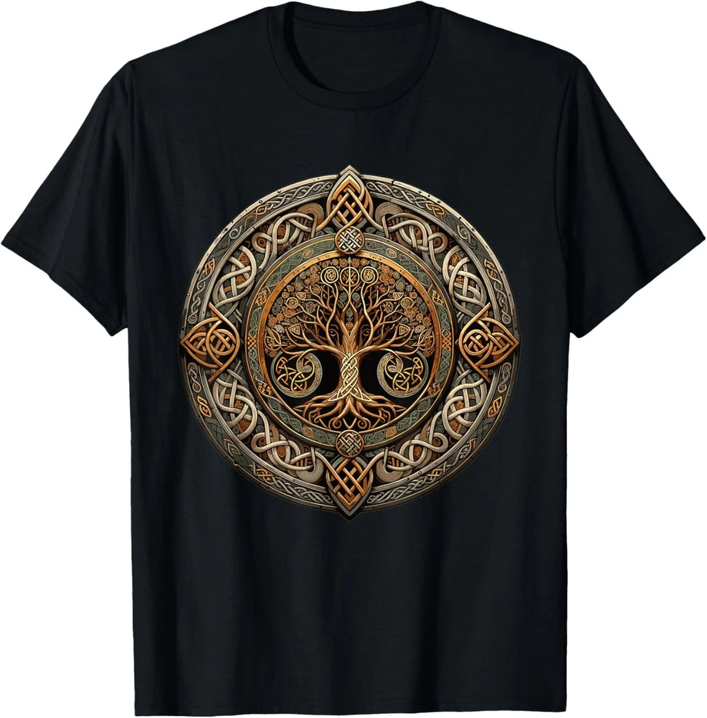 Tree Of Life' Shield s Celtic Knot Designs T-Shirt