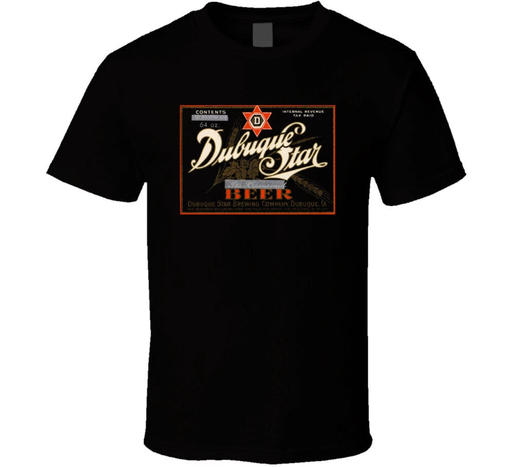 Dubuque Star Brewery Poster Logo Defunct Brewery Company Beer Fan Gift Idea T Sh