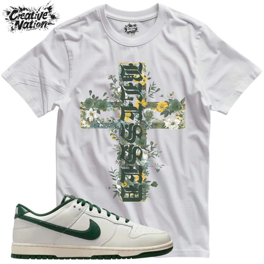 Shirt To Match Dunk Low Retro Sail Fir Unisex Tee Blessed Shirt