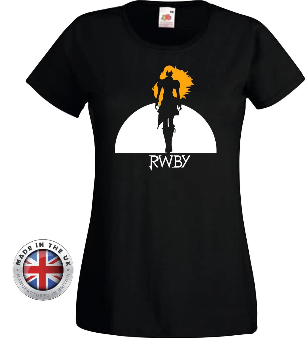RWBY Anime Inspired Ruby Yang Xiao T-Shirt. Unisex or Women's Fitted Tee Printed