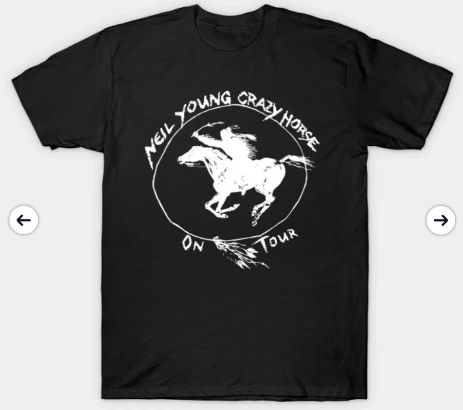 Neil young kinks rock n roll indie who beatles music cool zepplin T SHIRT