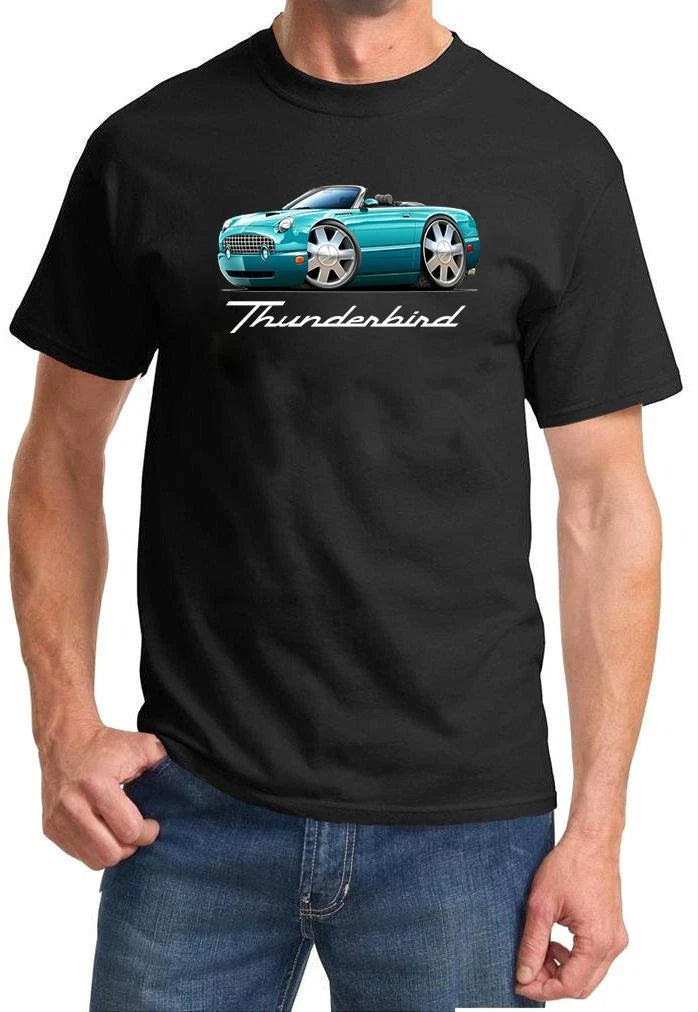 2002-05 Ford Thunderbird Convertible Full Color Tshirt NEW FREE SHIPPING