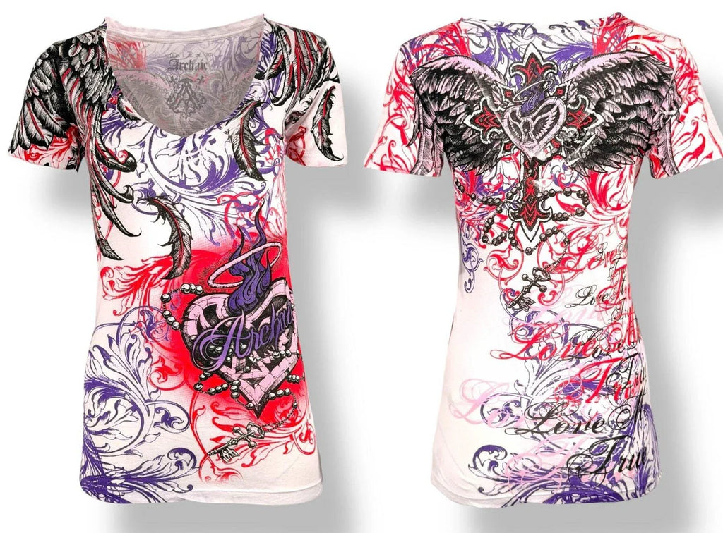 Archaic By Affliction Women's T-shirt Amore