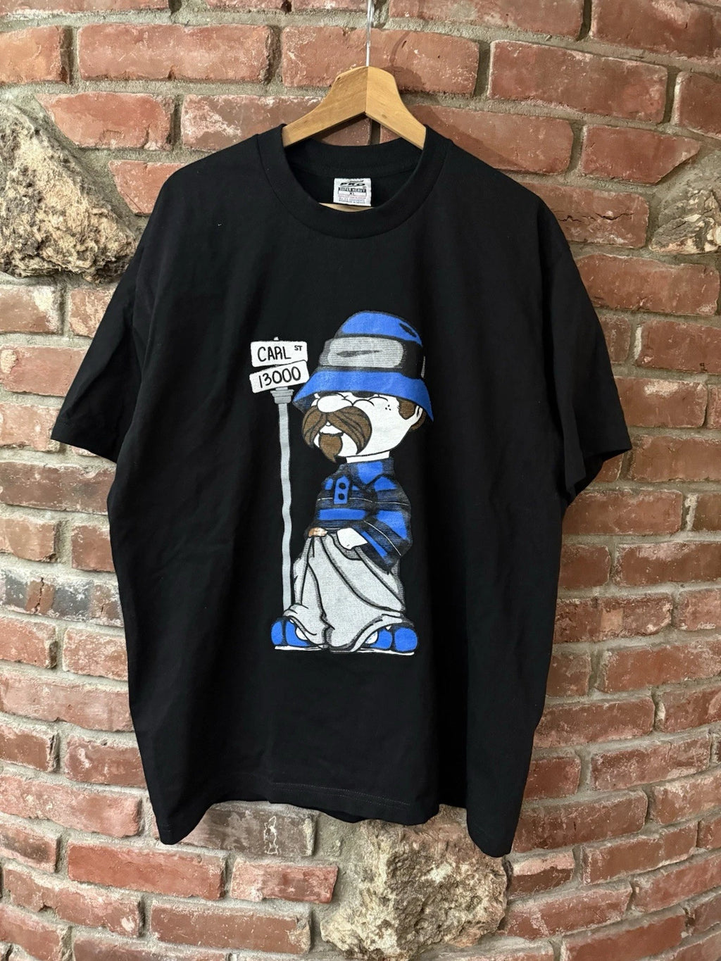 Vintage 2000s Chicano Art Cholo Cartoon Shirt XL/L
