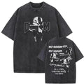 MF DOOM Washed Black Graphic T Shirt Hip Hop Rap Streetwear Unisex Tee
