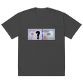 Oversized faded dollar confused shirt