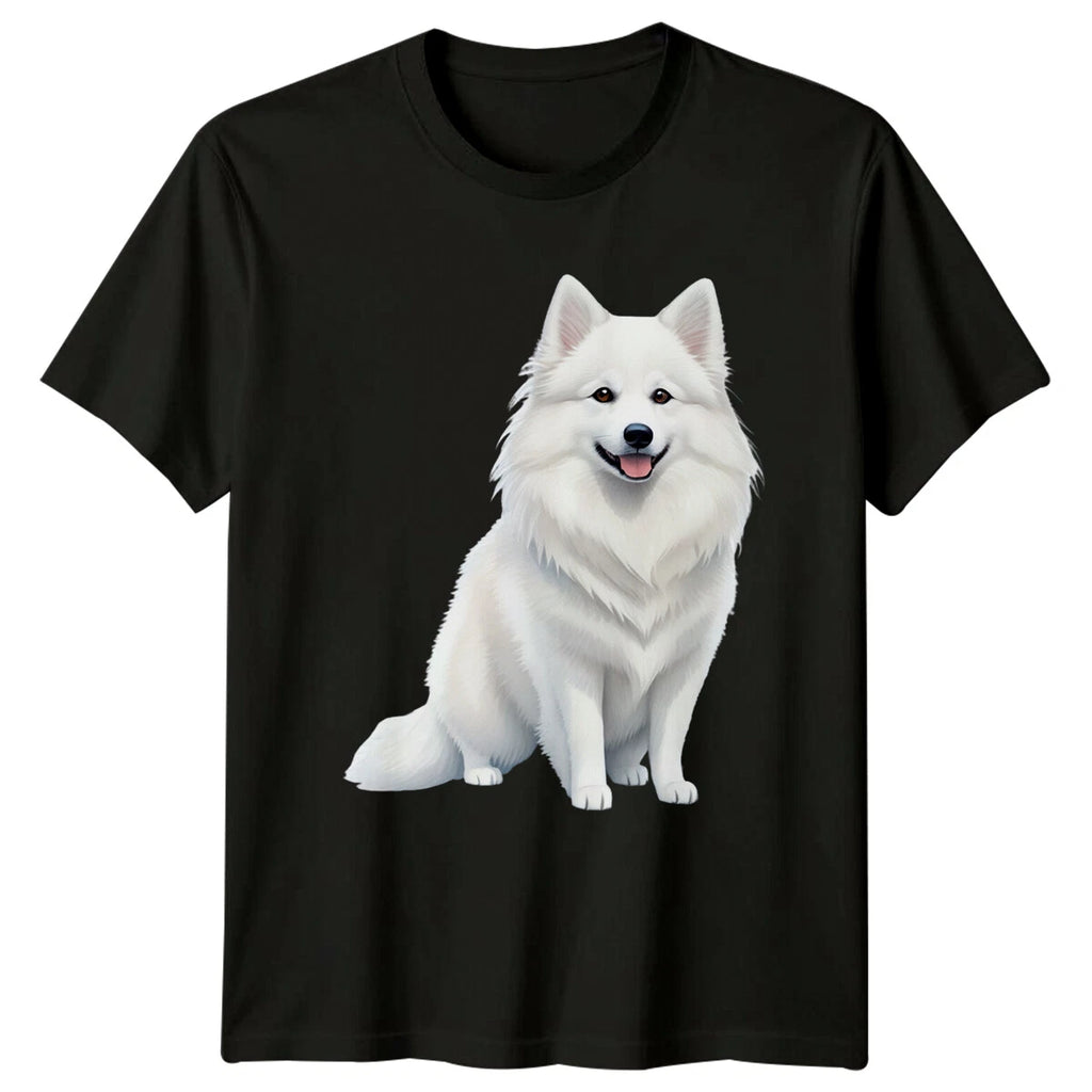 Cute White Dog Breed Pet Portrait Style Animal Lover T-Shirt