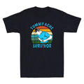 Tummy Ache Survivor Funny Saying Quote Gift Vintage Men's Short Sleeve T-Shirt