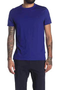 Calvin Klein Men's Regular Fit Solid Crewneck Tonal Logo T-Shirt, Light Navy,XXL