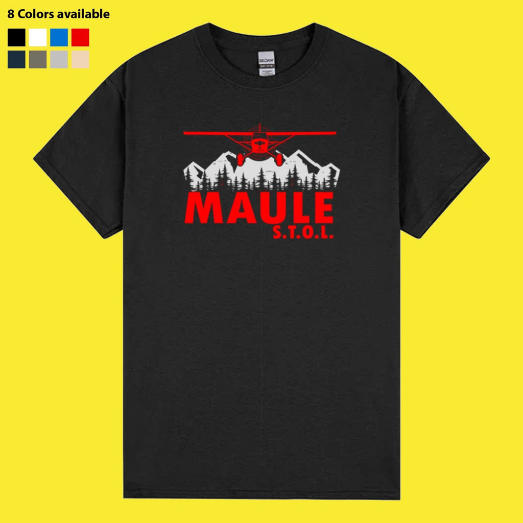 New Shirt MAULE STOL Aircraft Logo T-Shirt Funny Made In USA S - 5XL