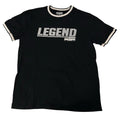 Modern Culture Mens Short Sleeve T Shirt Size Large Black Textured Undisputed