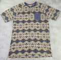 Free Planet Geometric Print Multicolor Mens T Shirt Size (XL)